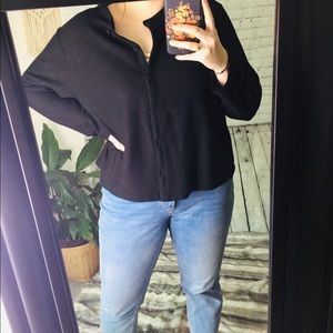 •Eileen Fisher Black Cardigan•